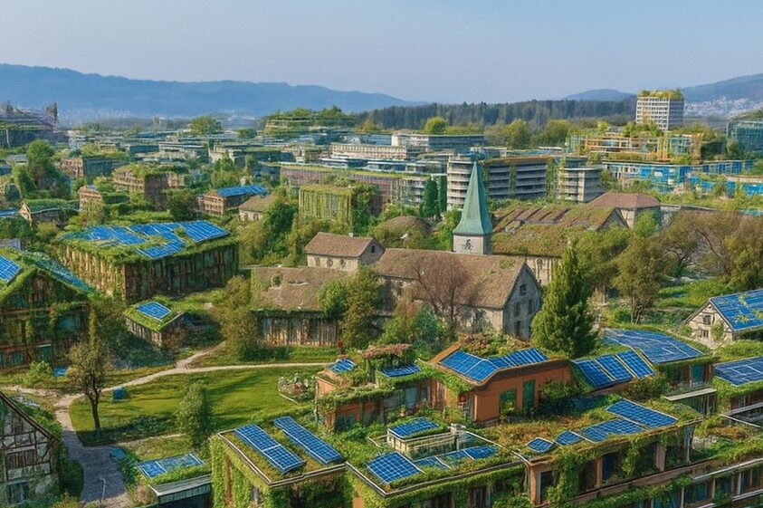 Stadhaus Schlieren in Solar Punk