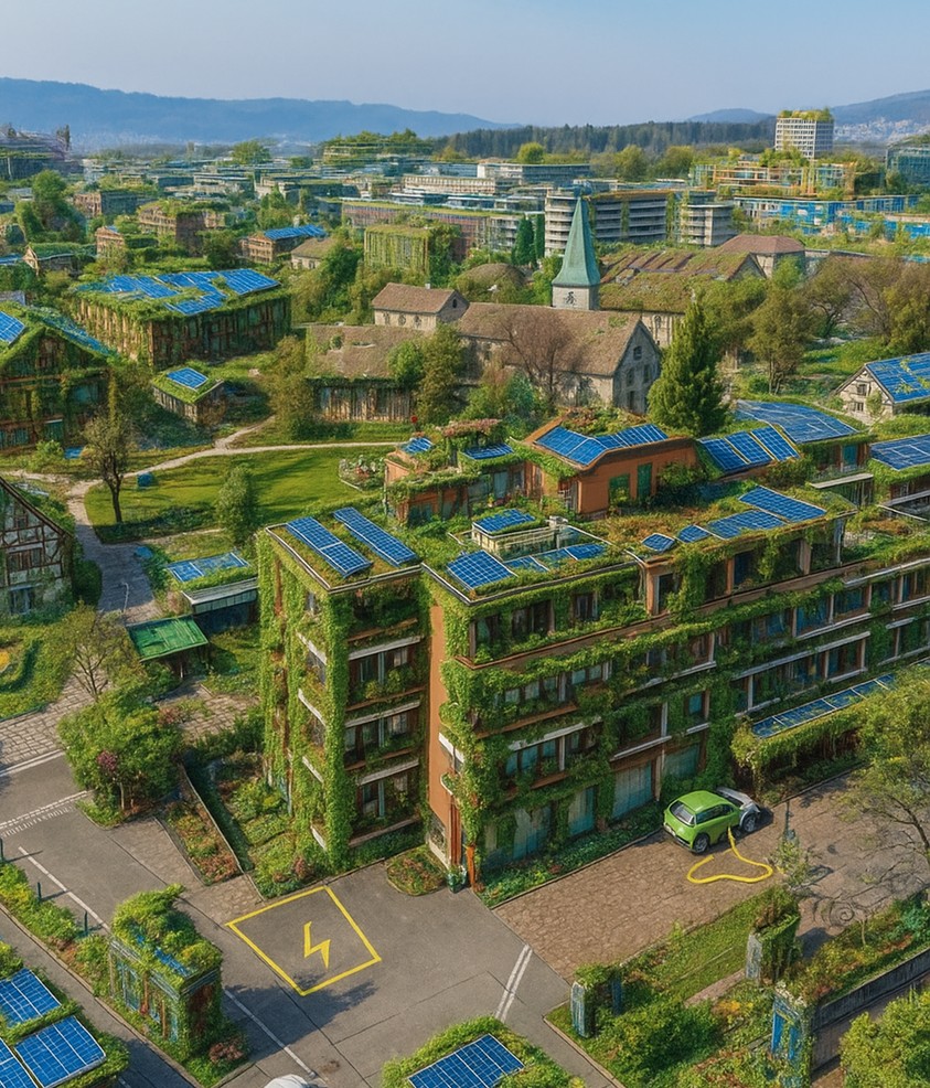 Stadhaus Schlieren in Solar Punk